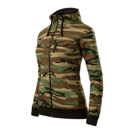 Capslook Modo Camo Zipper (barna terepszín, XS)